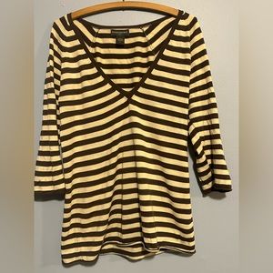 Banana Republic Brown and White size M